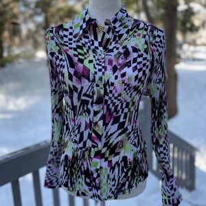 VIOLET & CLAIRE Pleated Blouse